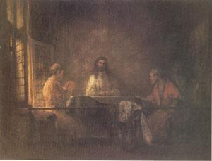 Rembrandt Peale The Pilgrims at Emmaus (mk05) oil painting image